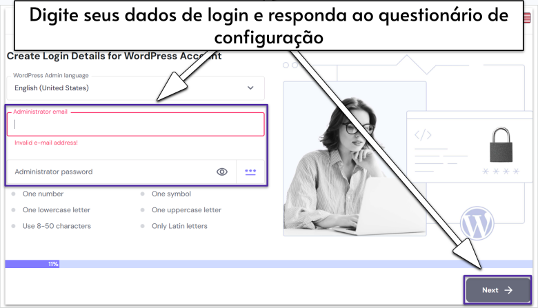 Enter your login details and answer-pt