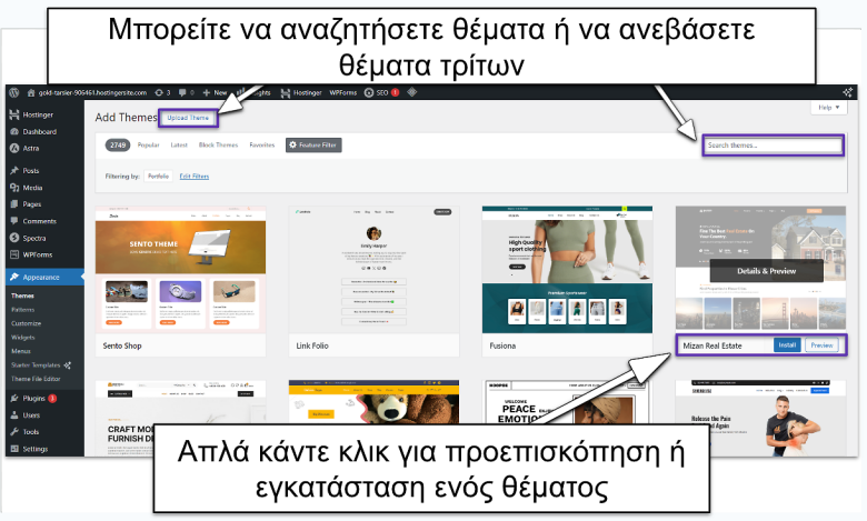 Installing WordPress Themes