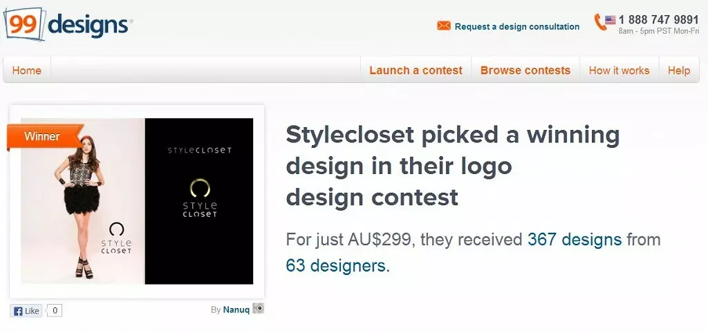99designs Case Study – How Stylecloset Chose Their New Logo Out of 367 Designs