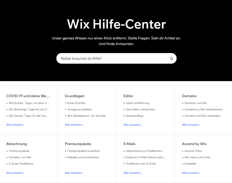 In-line help boxes - Wix Editor