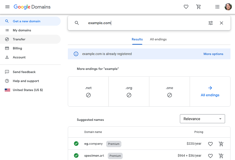 Google Domains