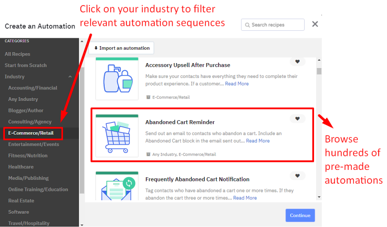 ActiveCampaign automation workflows