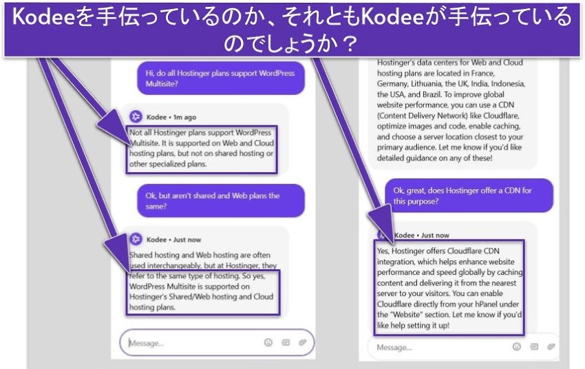 Kodeeを手伝っているのか、それともKodeeが手伝っているのでしょうか？