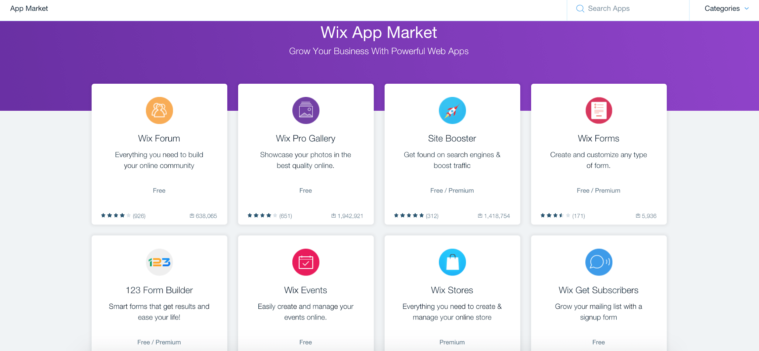 wix pricing for website