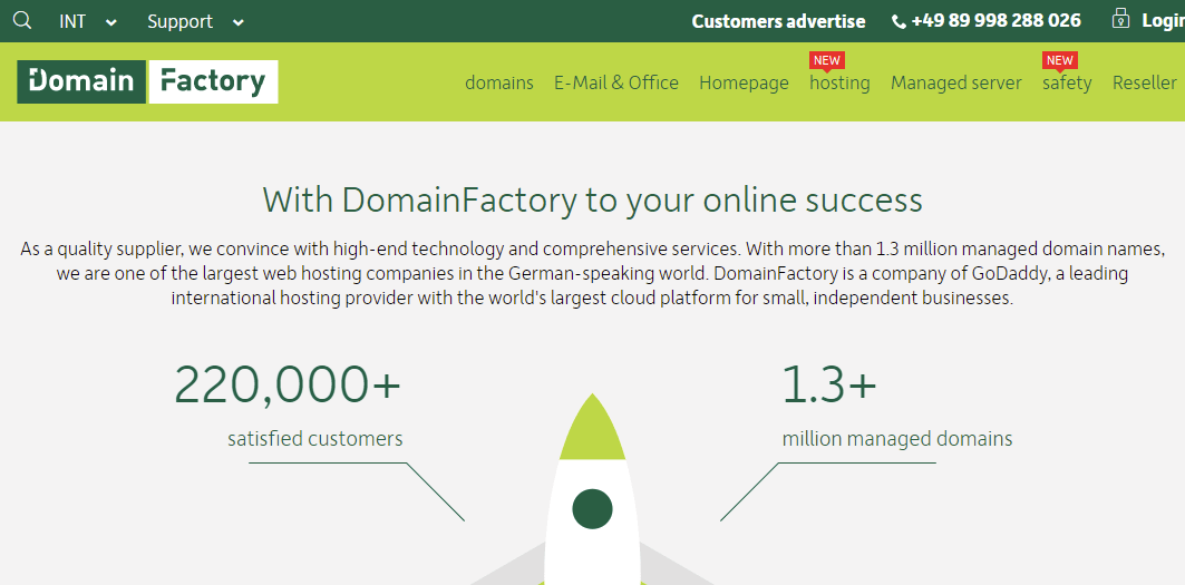 Domain Factory Review 2021 Great Reputation But