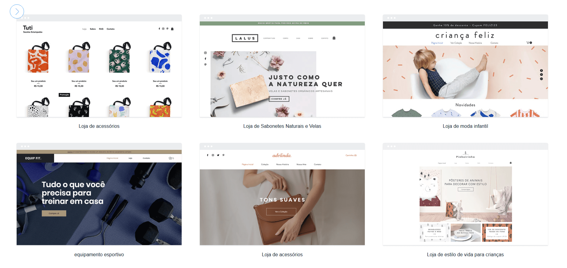 5 melhores criadores de sites para e-commerce e lojas online