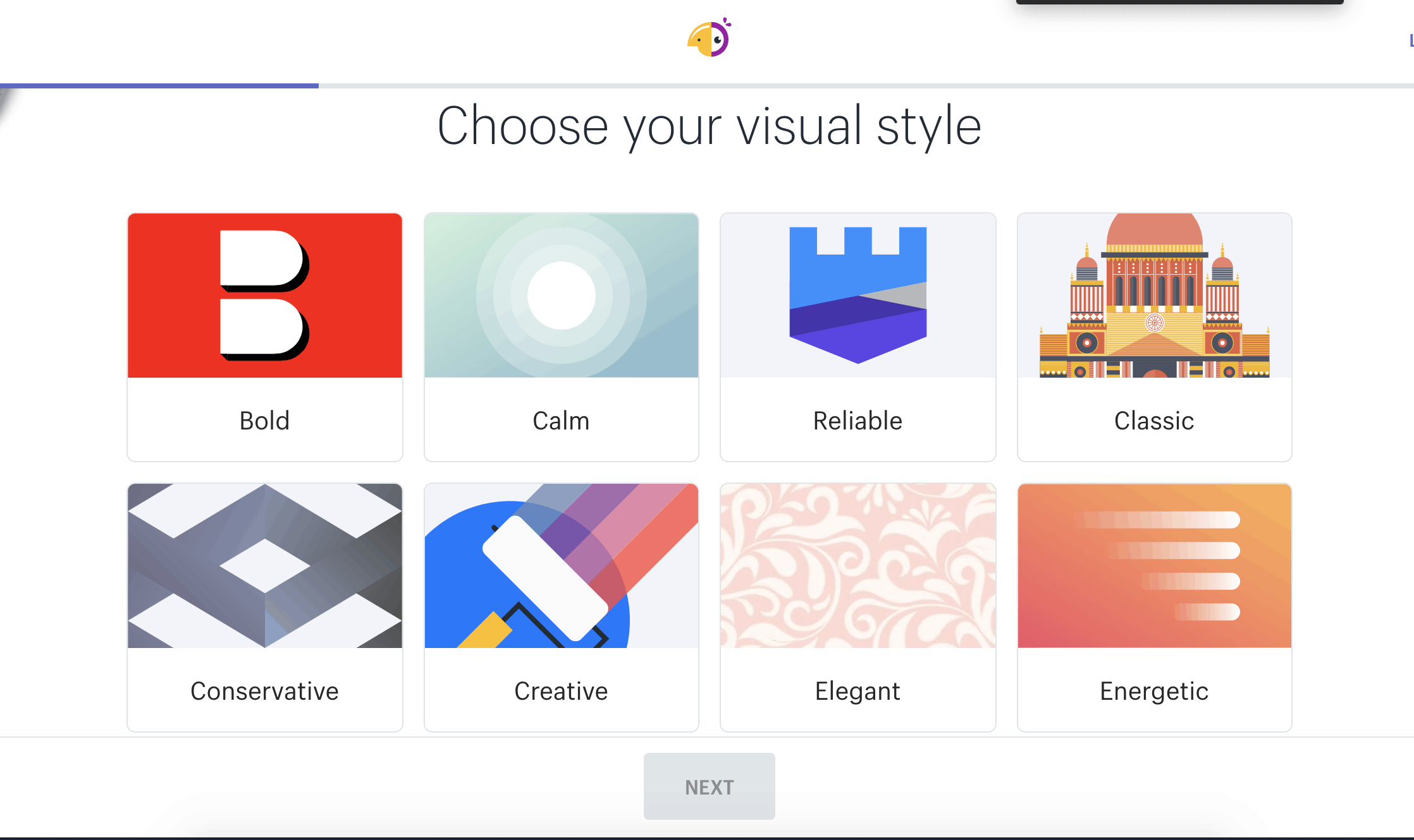 Hatchful free logo maker screenshot - Choose your visual style