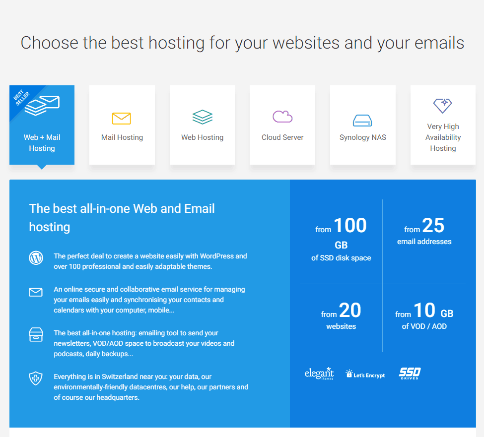 Infomaniak Features