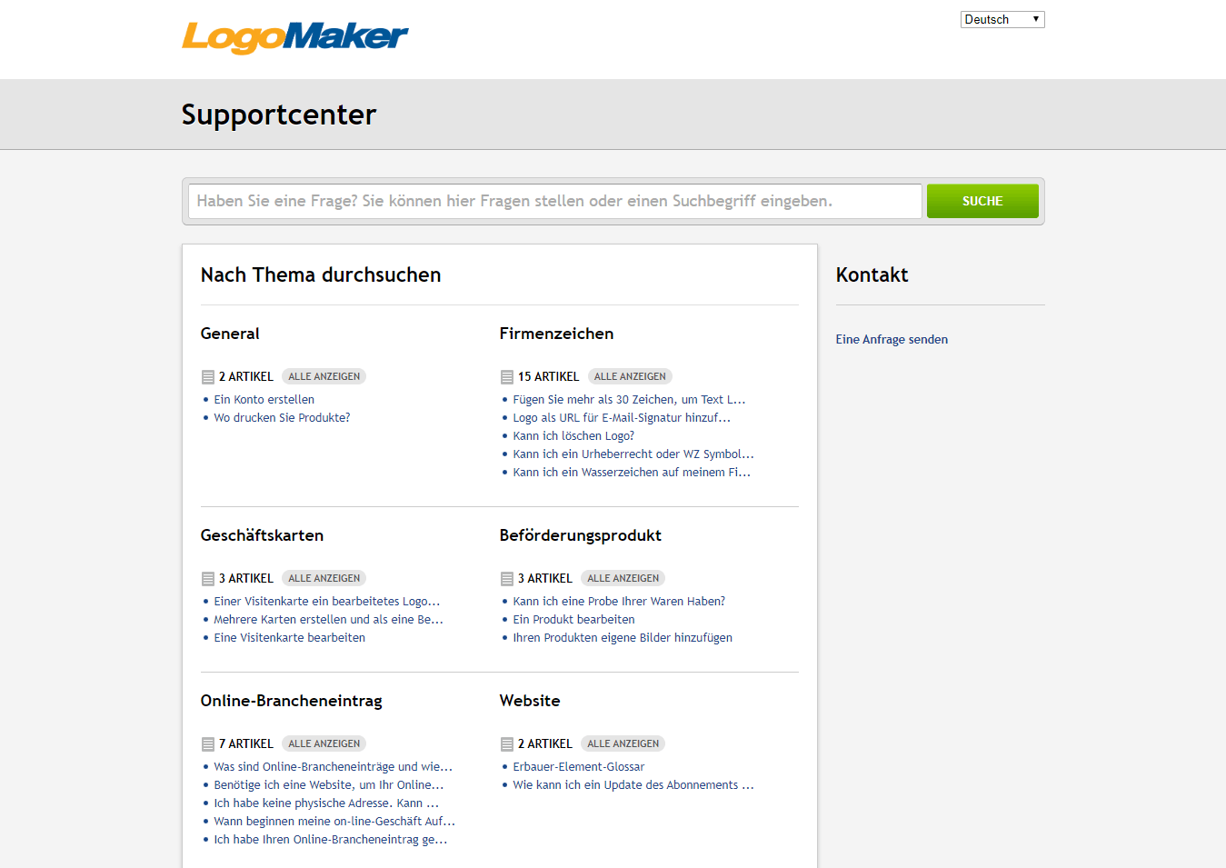 LogoMaker support DE 2