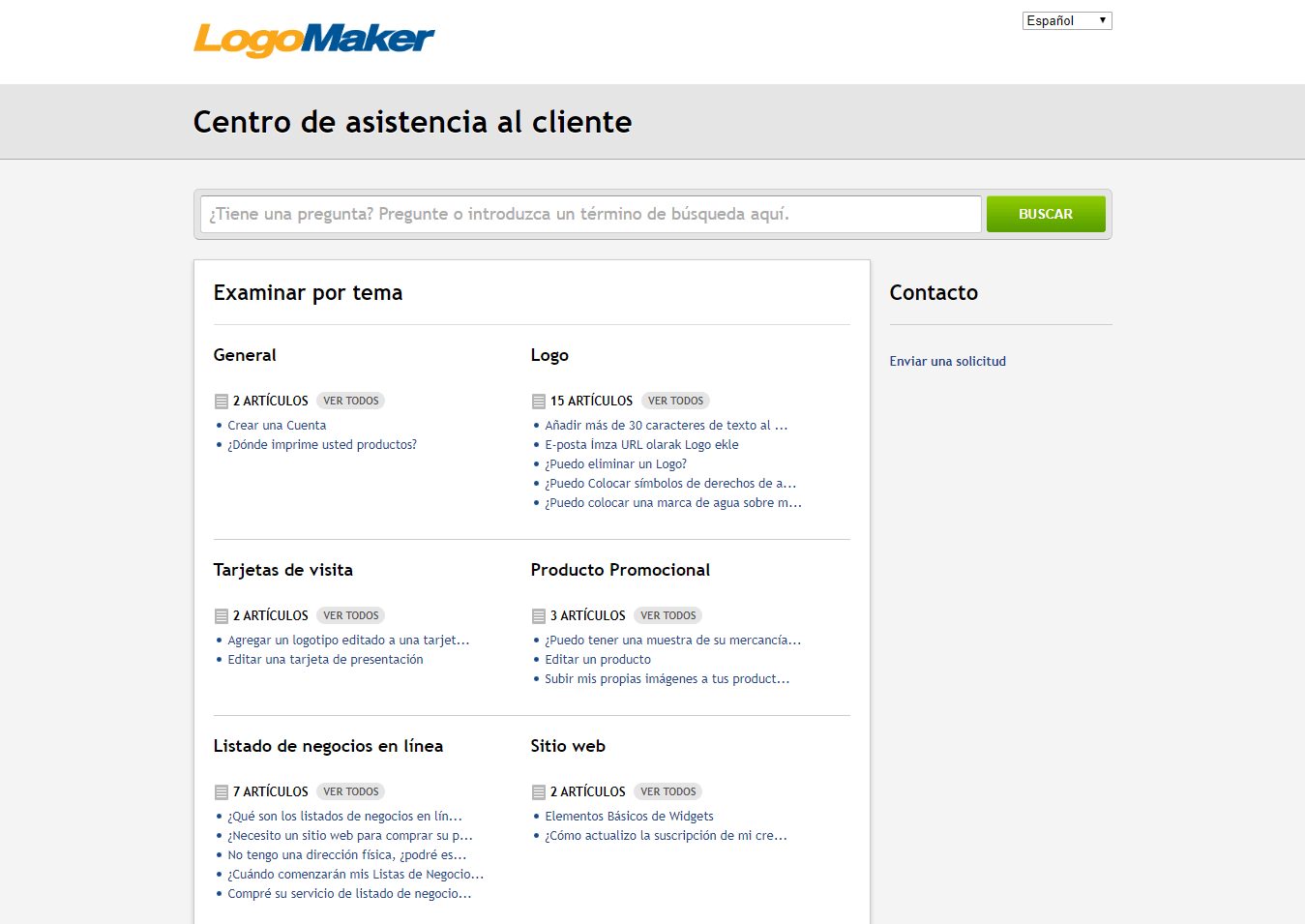 LogoMaker support ES