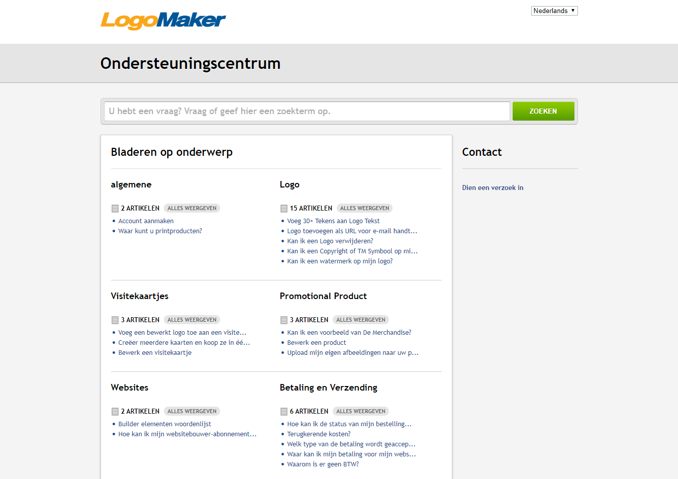 LogoMaker support NL