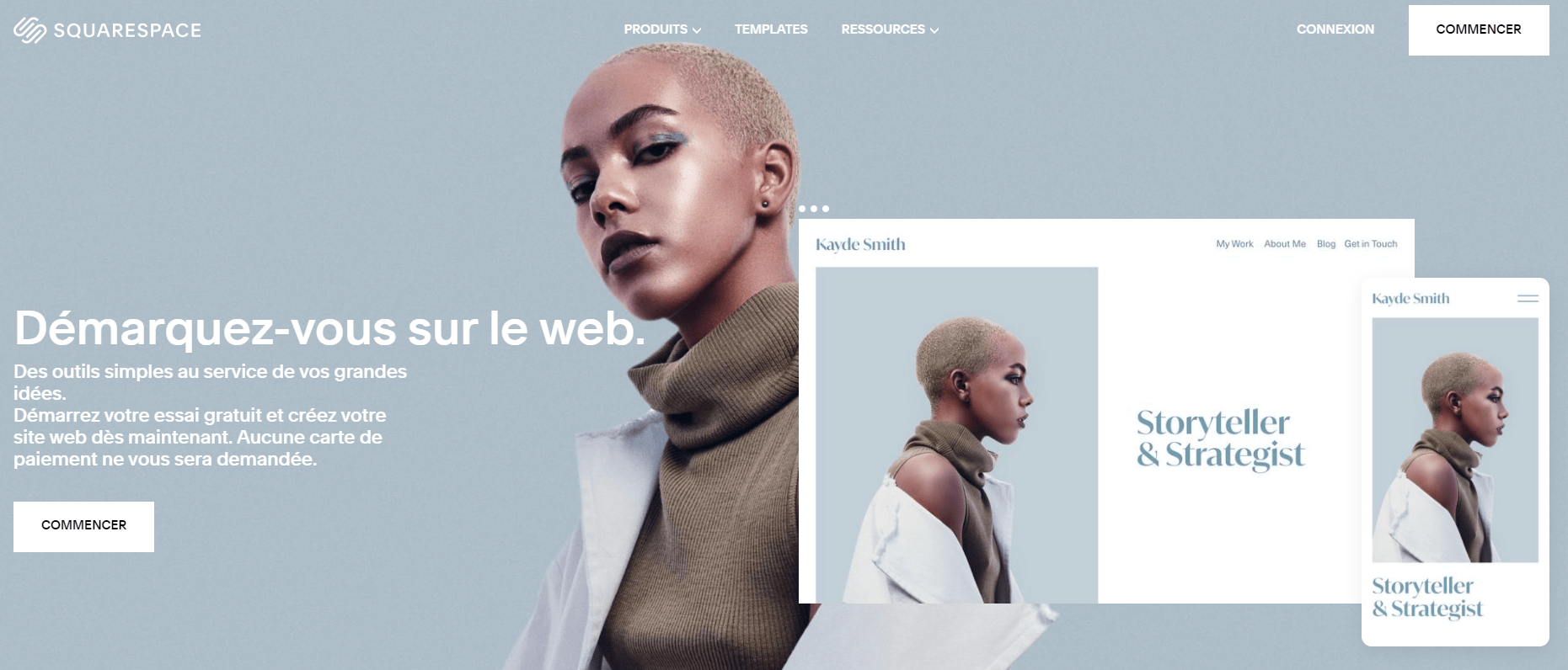 Squarespace Homepage