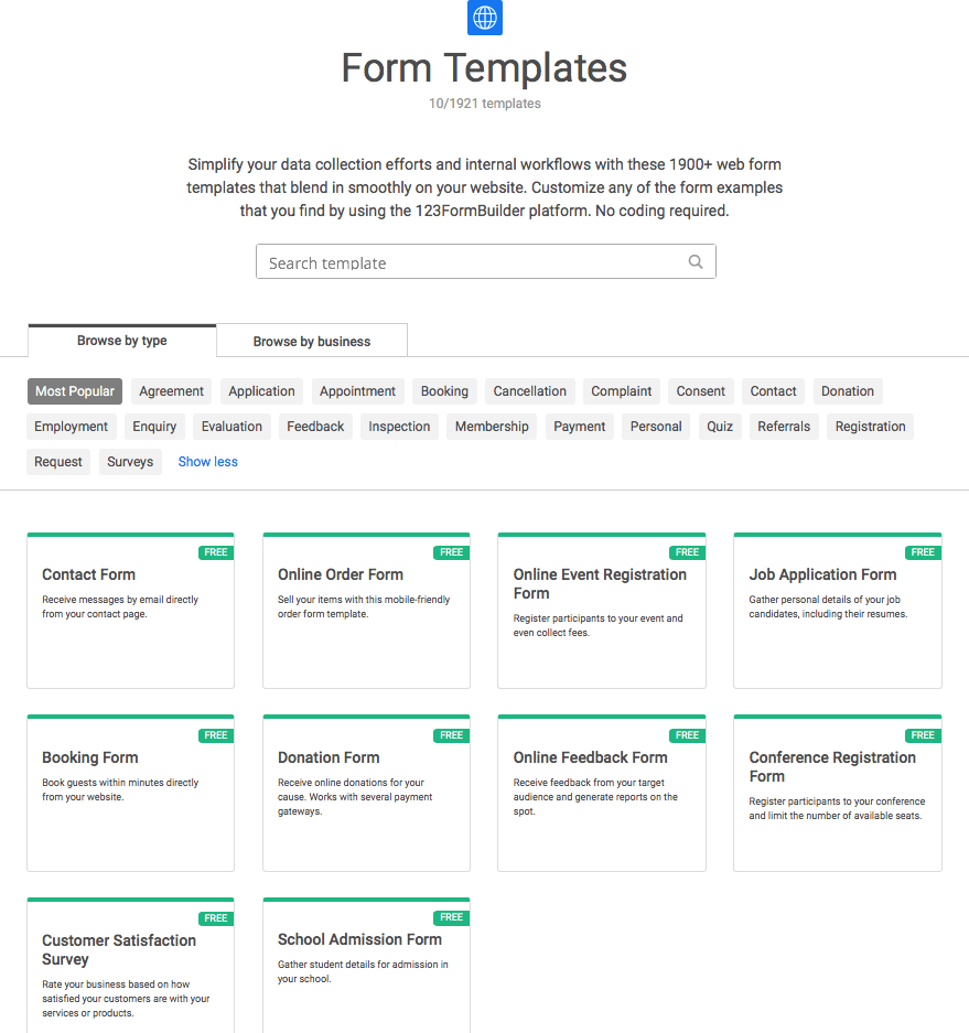 simple online registration form