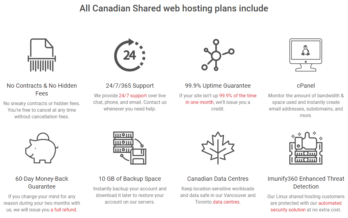 Canadian-Web-Hosting-features