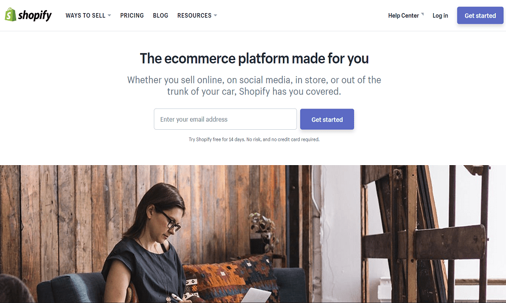 shopify site