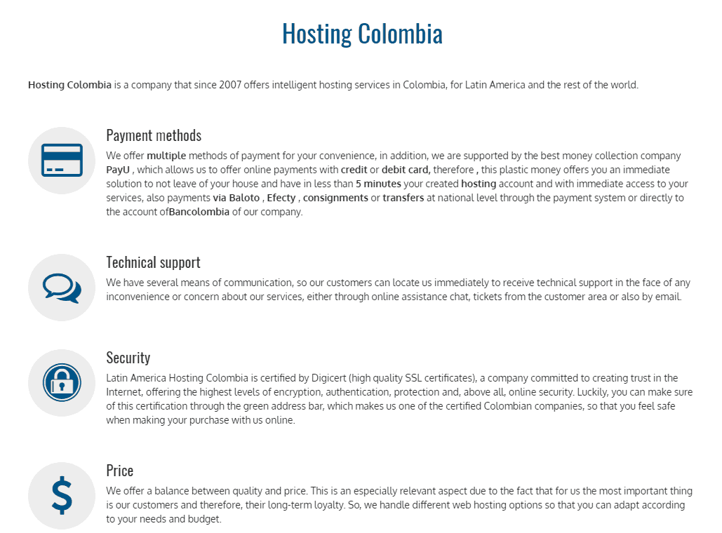 Hosting Colombia1