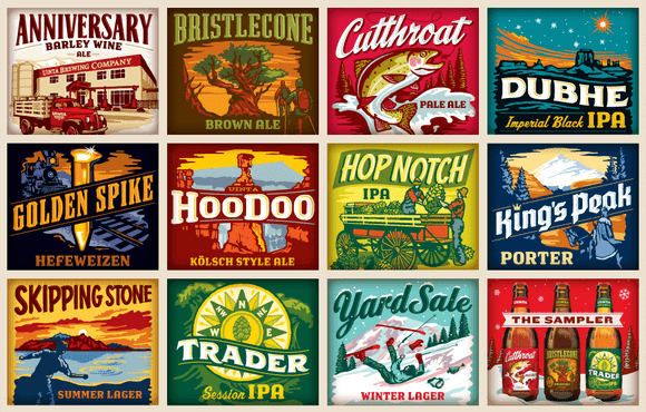 beer company logos and names