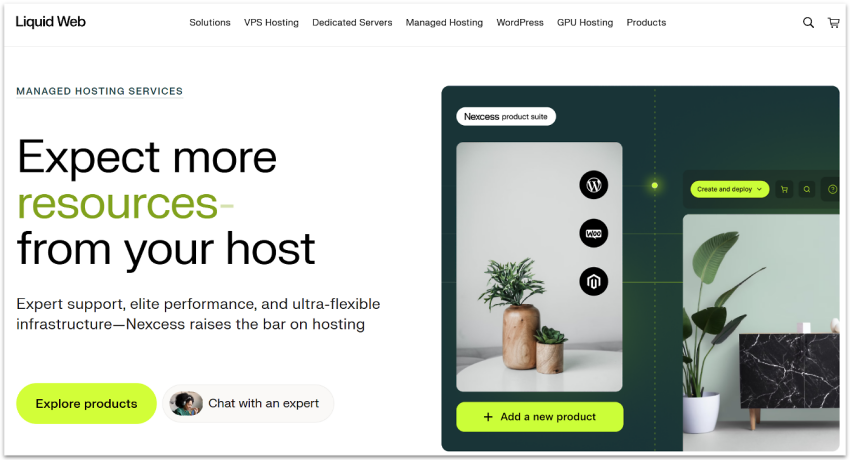 Liquid Web Managed Hosting Suite.