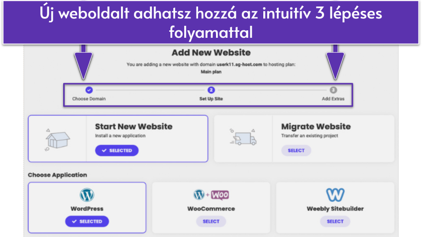 Graphic of SiteGround's Website Setup Wizard
