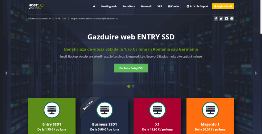 mai bun hosting din Romania (2023) – Web Test