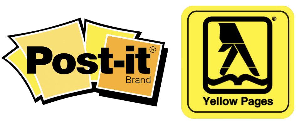 companies with yellow logos