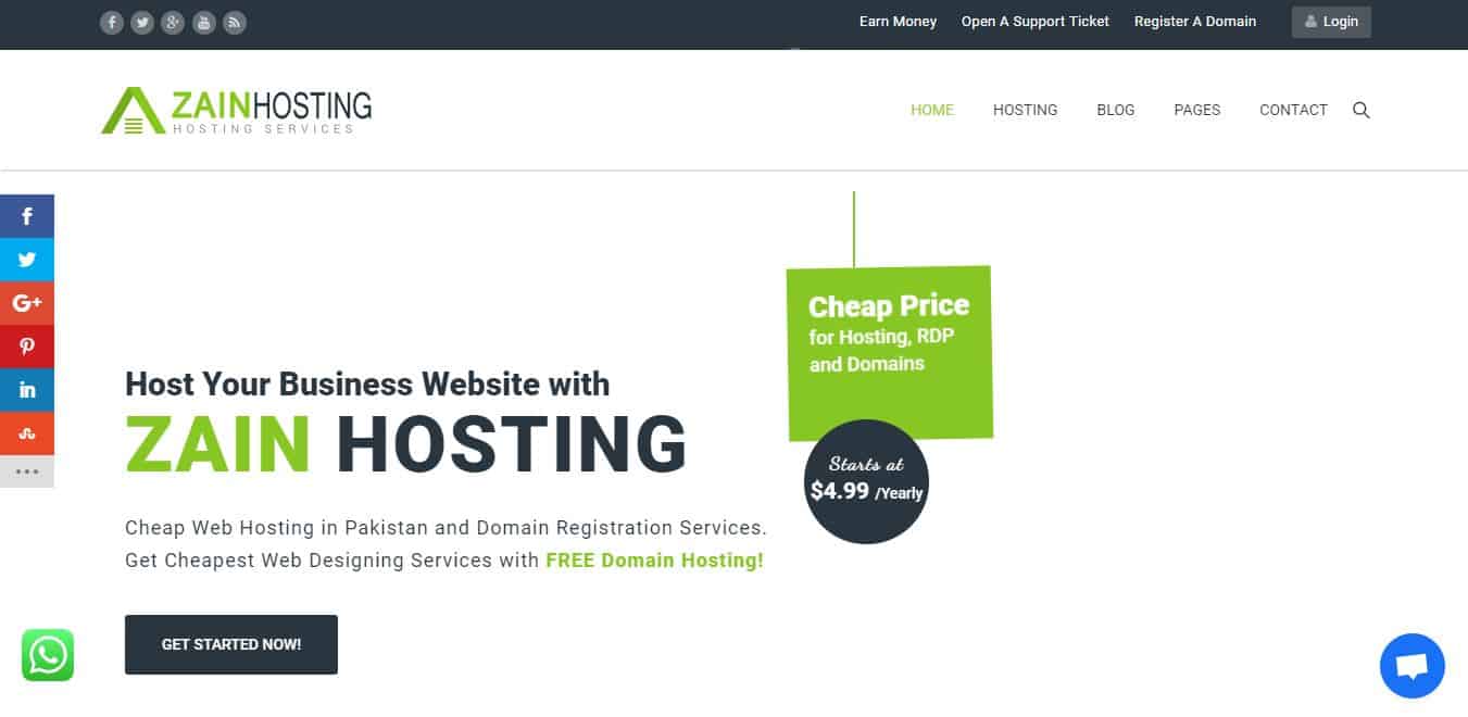 free domain hosting for website