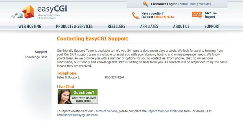 easycgi-support