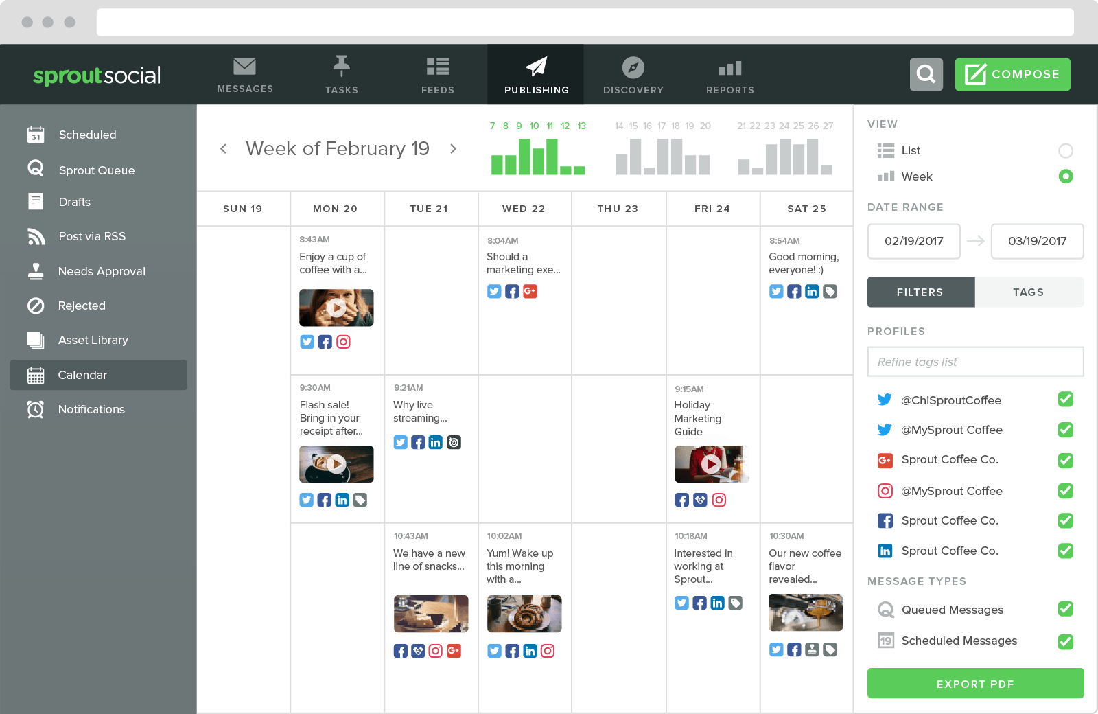 as one of the top social media management tools sprout social makes it easy to schedule a post that s simple to publish at the desired time - how to pick the best instagram scheduler by comparing the top 12