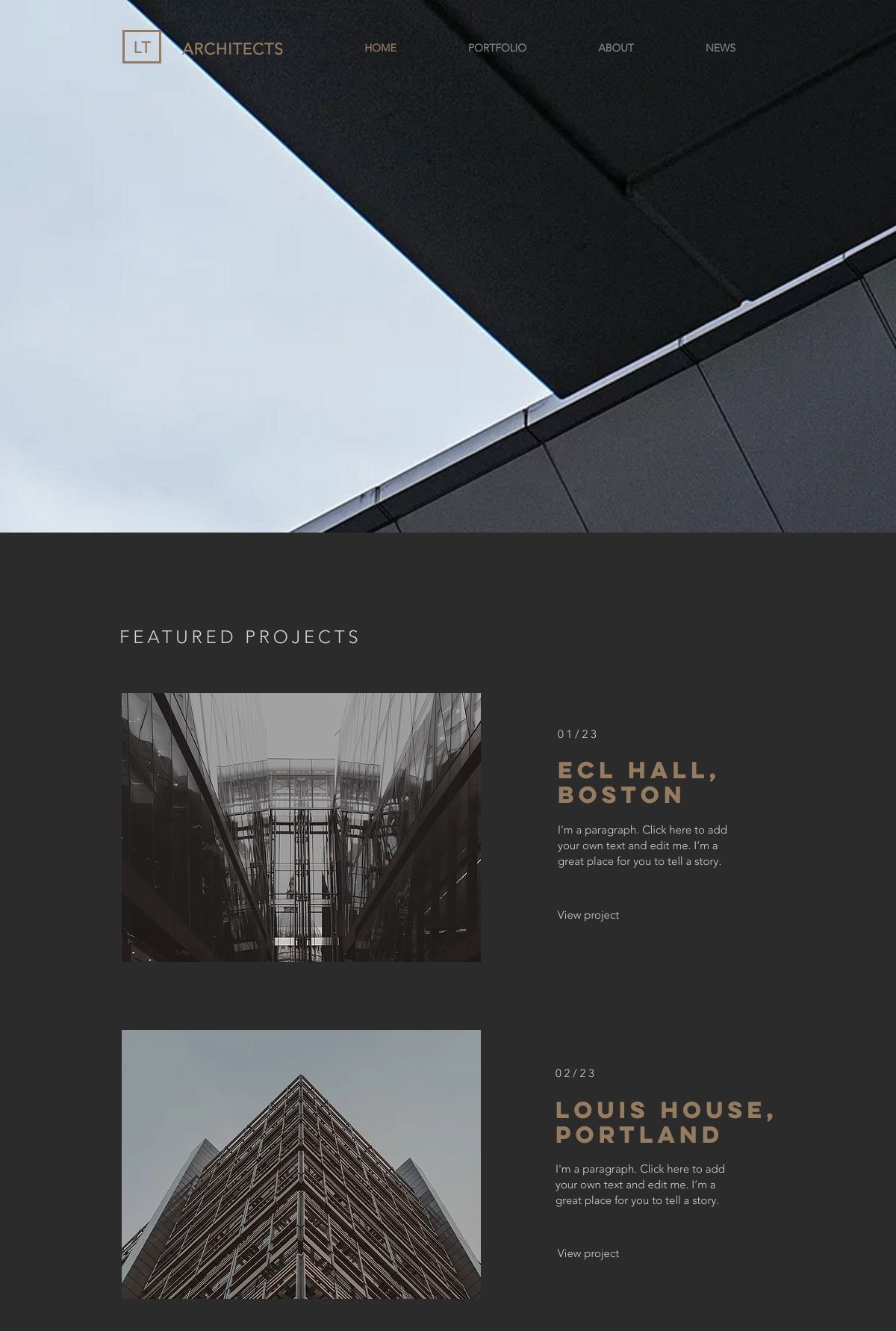 6 Best Wix Templates For Architect Websites-image1