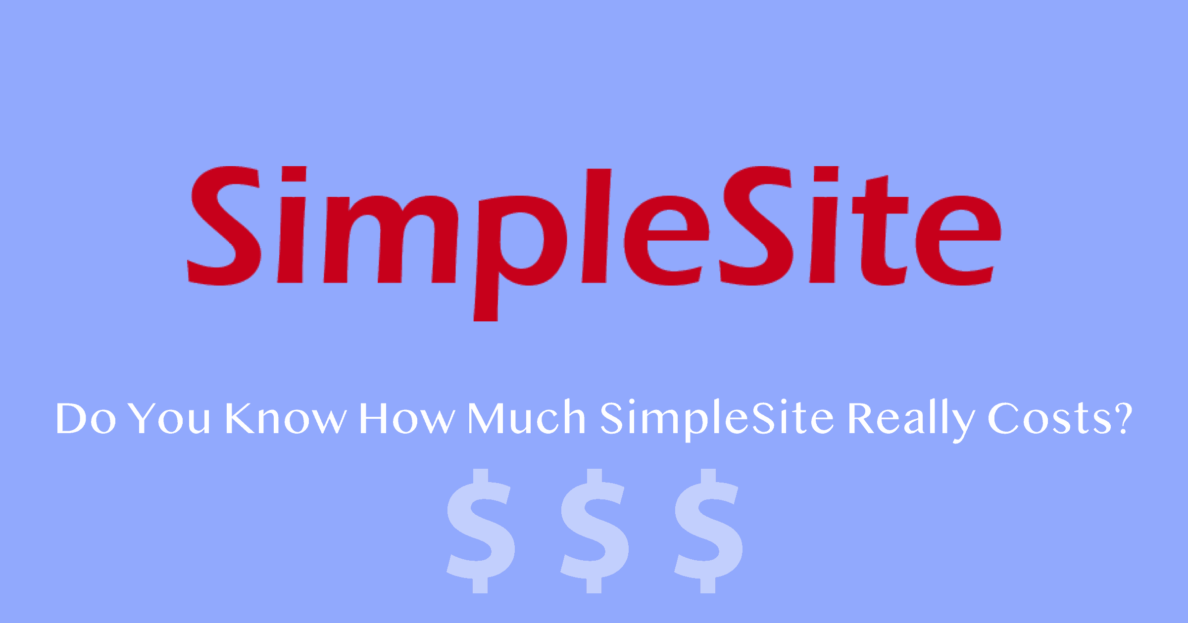 Simplesite Pricing Plans Avoiding The Hidden Costs In 2020 Images, Photos, Reviews