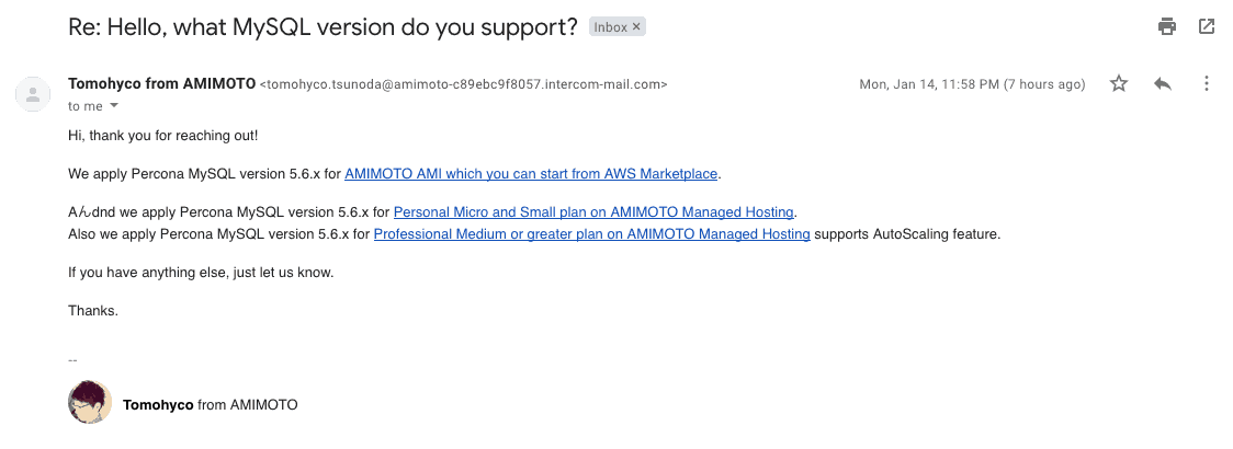 AMIMOTO-support