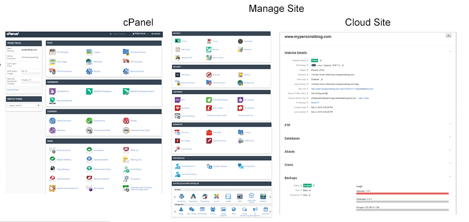 cpanel vs cloud