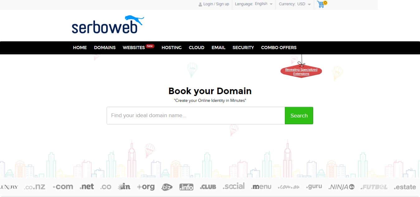 serboweb website