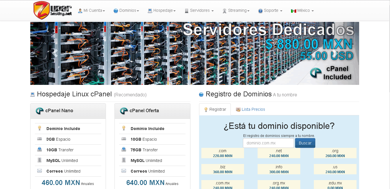 zuperhosting main