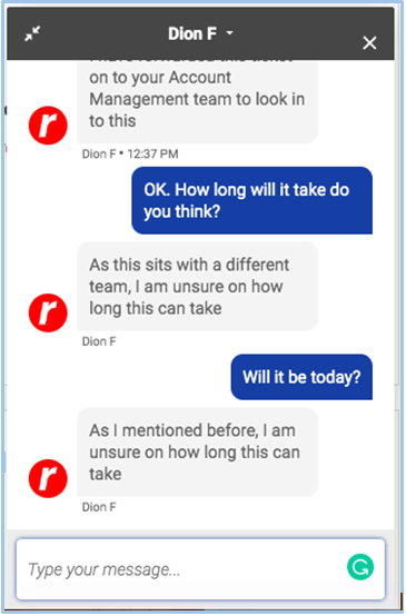 Rackspace customer support