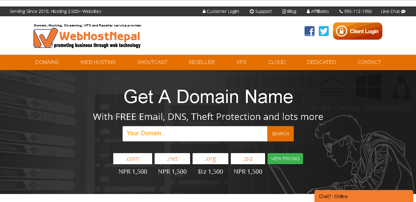 webhostnepal main