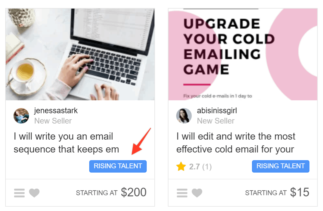 How to get a Rising Talent Badge on Fiverr