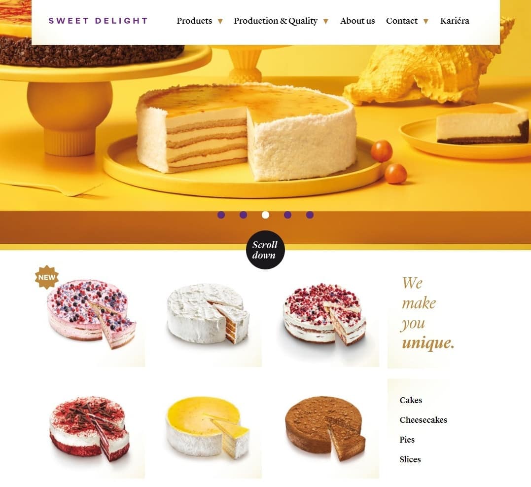 Sweet Delight Bakery Website