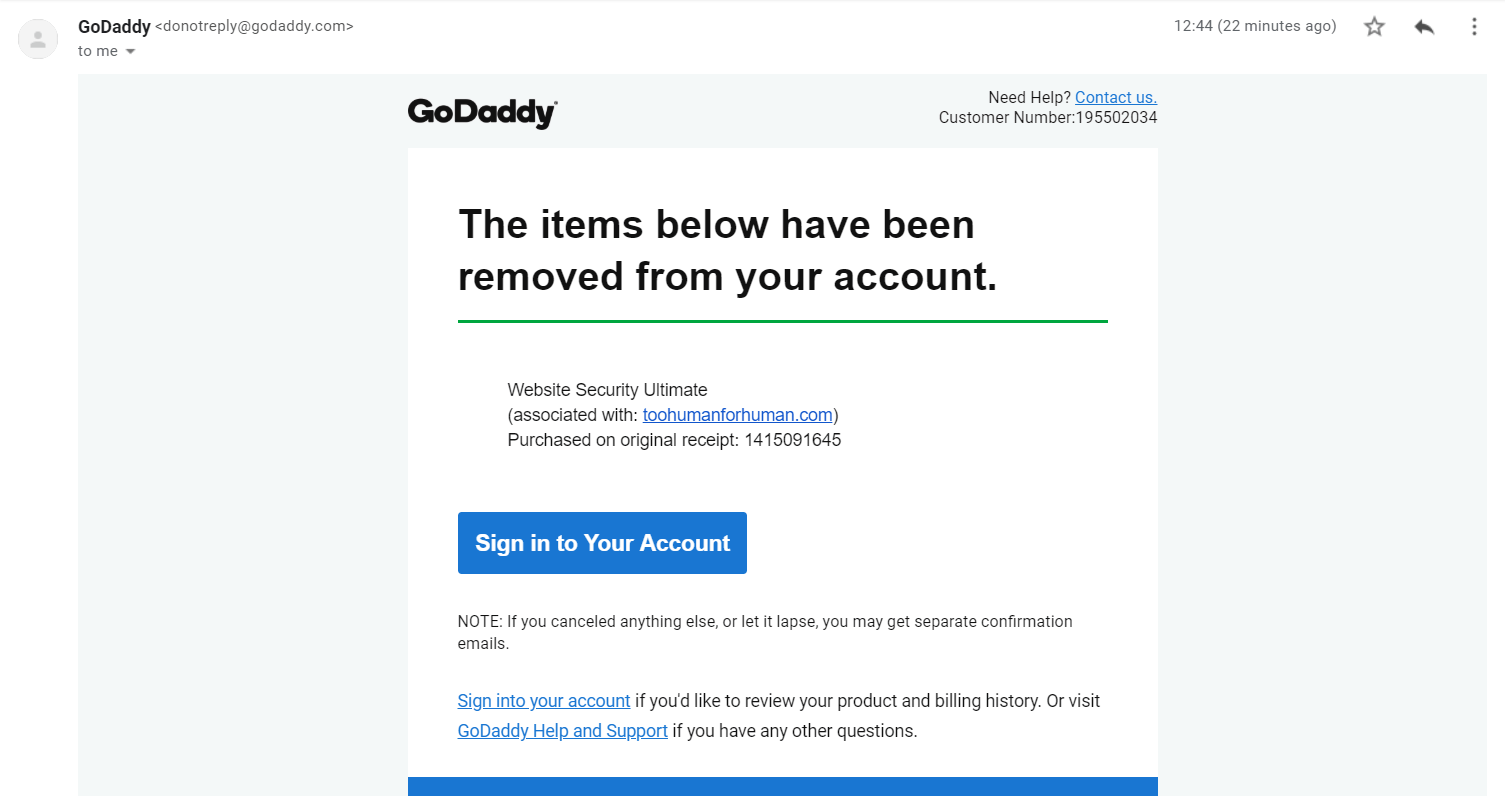 Cómo Cancelar tu Cuenta con GoDaddy y Obtener un Reembolso: image2