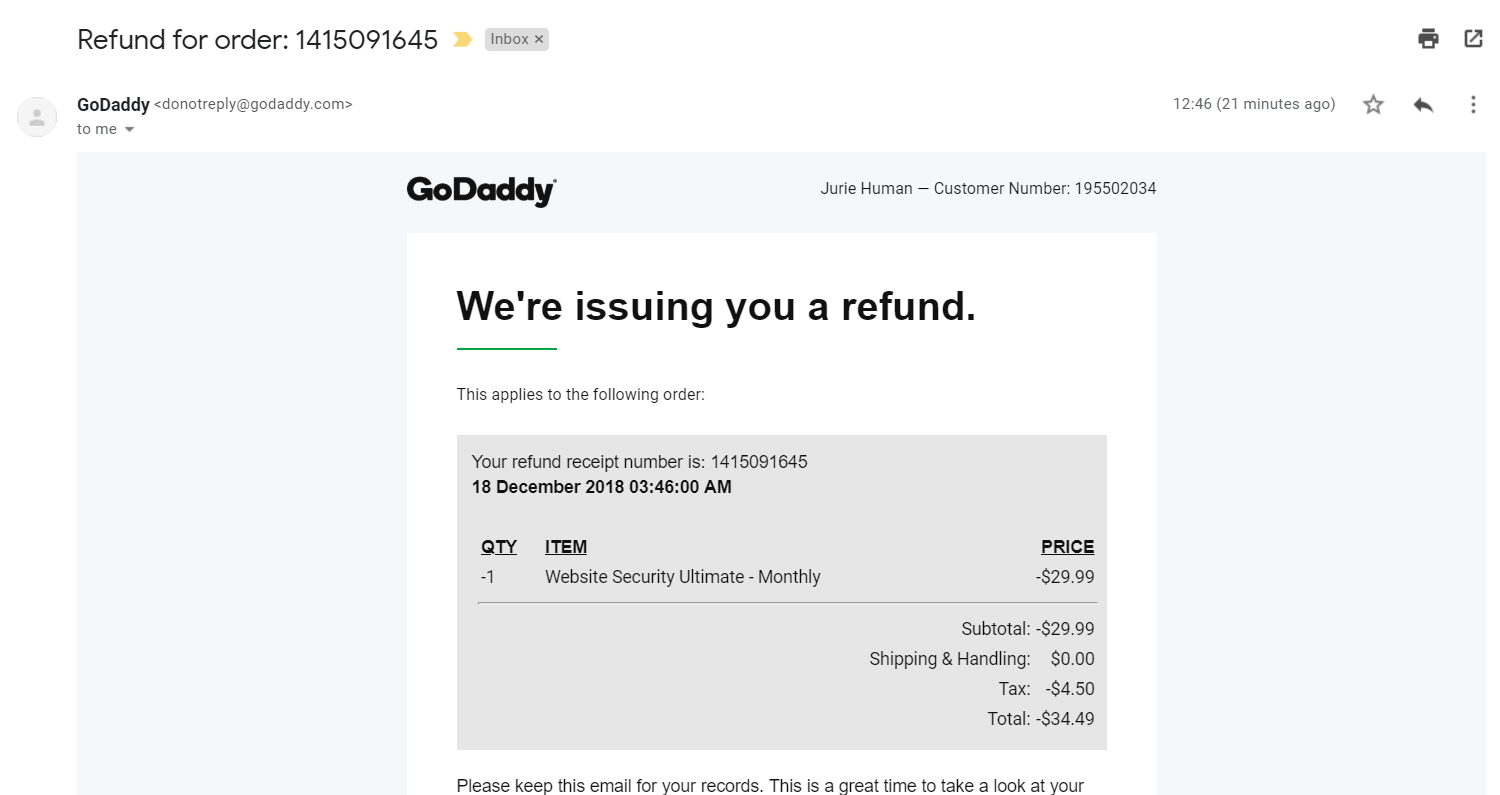 Cómo Cancelar tu Cuenta con GoDaddy y Obtener un Reembolso-image3