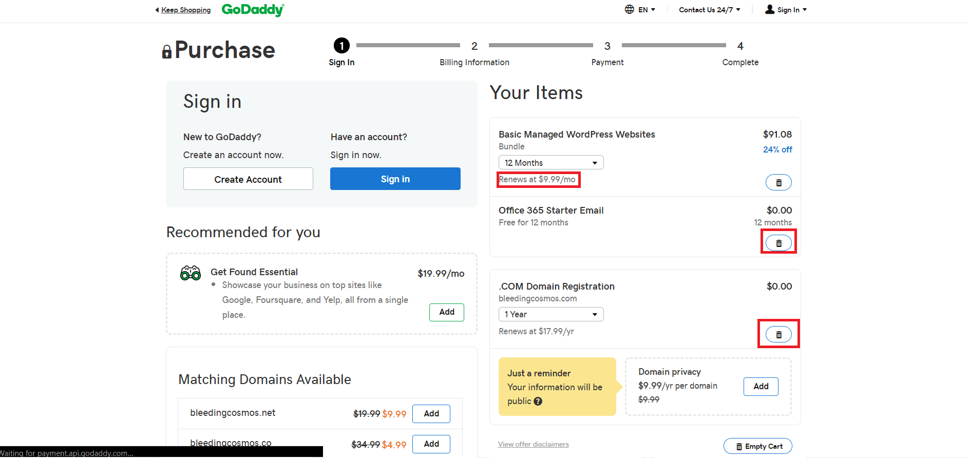 How to Create a New Account with GoDaddy-image5