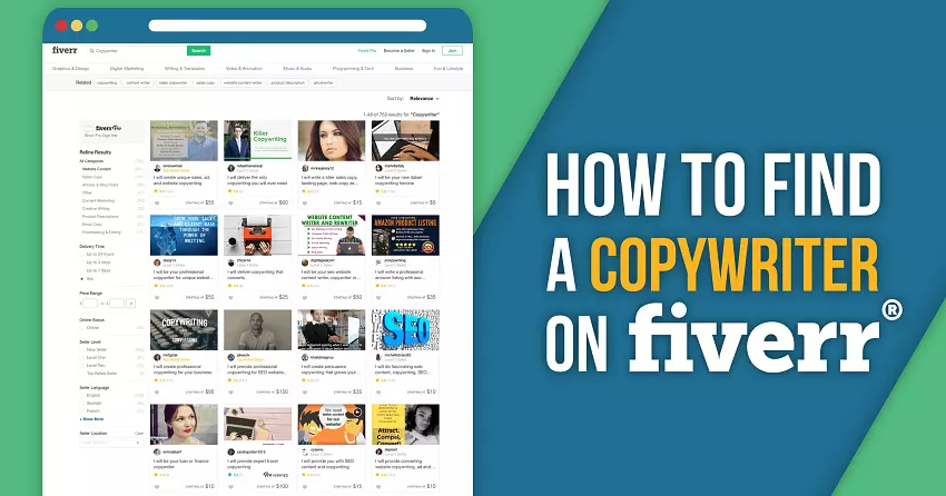 Find an Amazing Copywriter on Fiverr (10 STEPS for 2024)