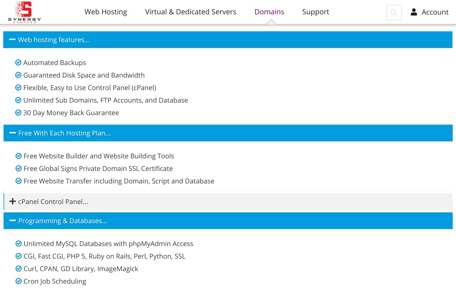 Synergy Servers Overview