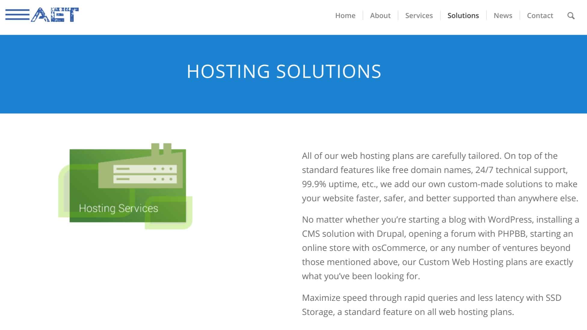 aet hosting