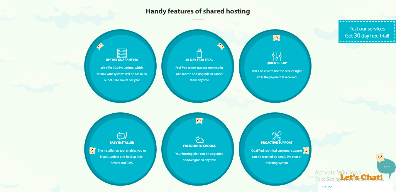 hostens features