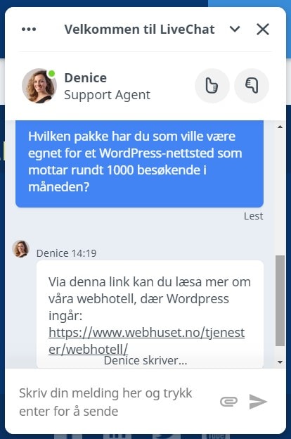 Webhuset - pricing