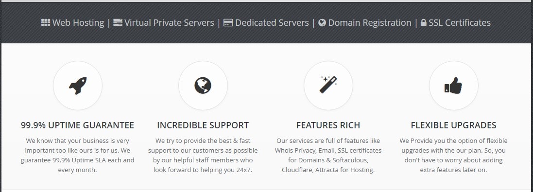 InfinityHosts pricing