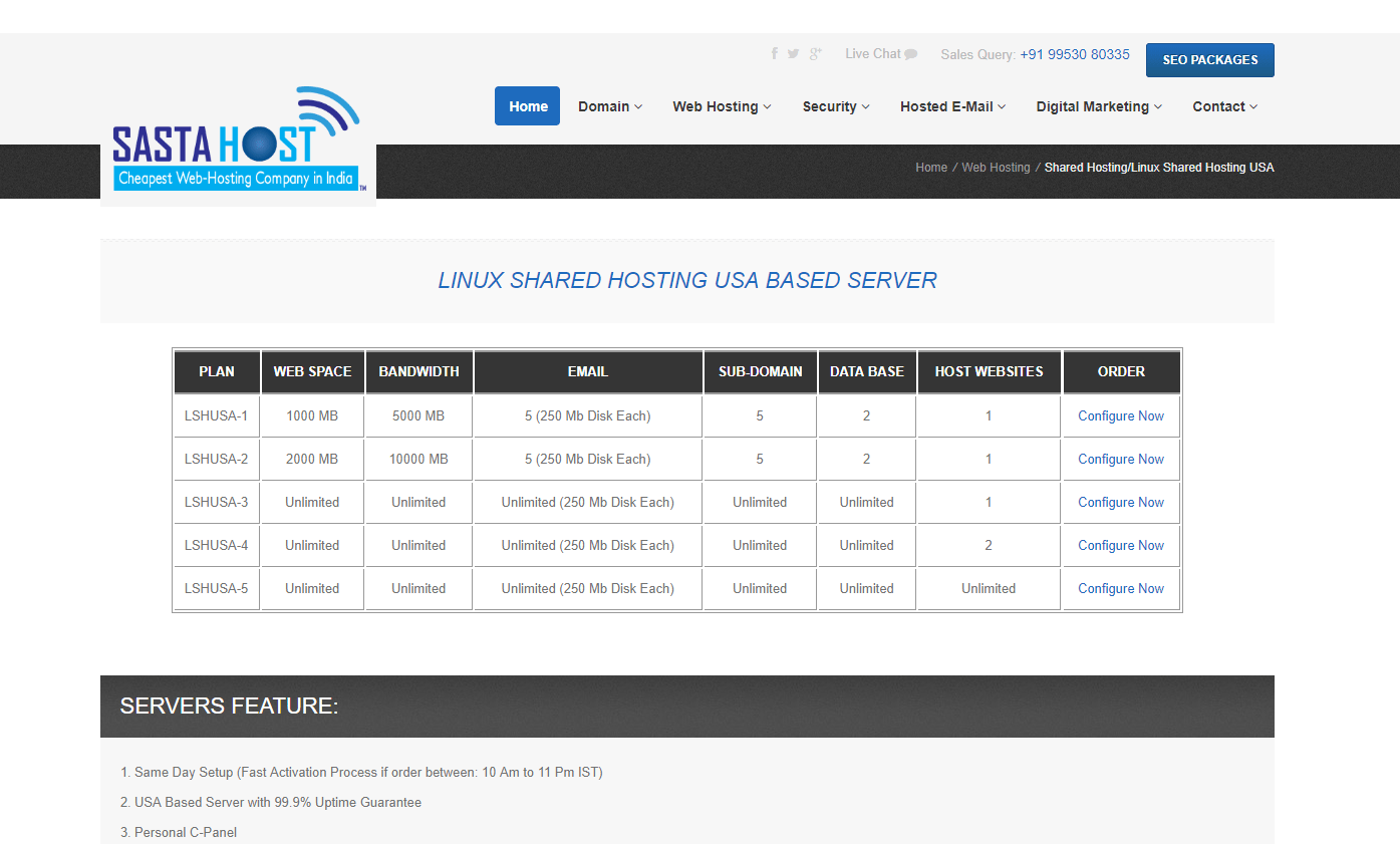 sastahost 1