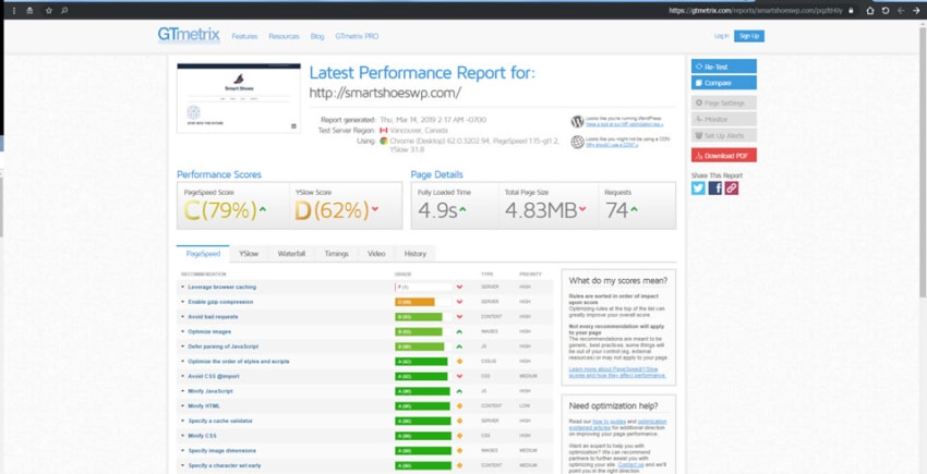 social icons plugin speed test