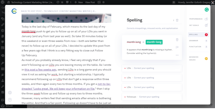 how to remove grammarly comments